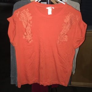 Orange H&M Blouse
